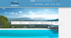Desktop Screenshot of ibiza-estates.com